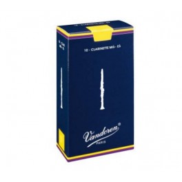 ANCE VANDOREN TRADIZIONAL BLU CLARINETTO IN MIb IN CONFEZIONE DA DIECI ANCE