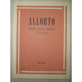 ALLORTO TEORIA DELLA MUSICA