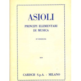 ASIOLI PRINCIPI ELEMENTARI DI MUSICA