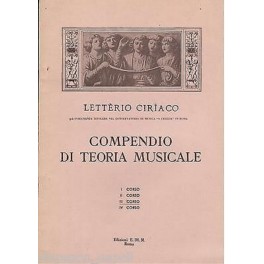 CIRIACO COMPENDIO DI TEORIA MUSICALE 3° CORSO