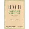 BACH INVENZIONI A TRE VOCI PER PIANOFORTE