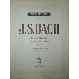 BACH KLAVIERWERKE BAND IV