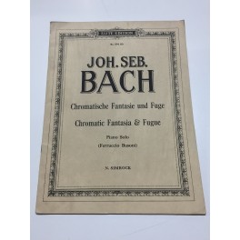 BACH CROMATISCHE FANTASIE UND FUGE PIANO SOLO