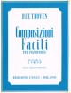 BeETHOVEN COMPOSIZIONI FACILI PER PIANOFORTE