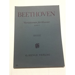 BEETHOVEN VARIAZIONI PER PIANOFORTE VOL 1