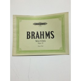 BRAHMS VALZER OP 39 PIANO A QUATTRO MANI