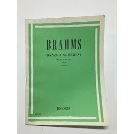 BRAHMS DANZE UNGHERESI VOL 2 PER PIANOFORTE