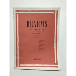 BRAHMS 51 ESERCIZI PER PIANOFORTE VOL 1