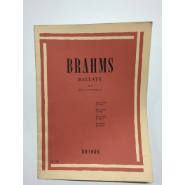 BRAHMS BALLATE PER PIANOFORTE OP 10