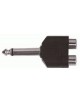 PROEL AT240 ADATTATORE 2 RCA F/ JACK 6,3 M MONO
