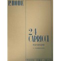 RODE 24 CAPRICCI PER VIOLINO