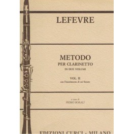 LE FEVRE METODO PER CLARINETTO VOL 2