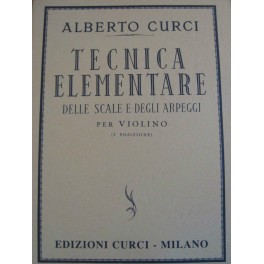CURCI TECNICA ELEMENTARE DELLE SCALE E DEGLI ARPEGGI