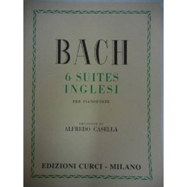 BACH SUITE INGLESI PER PIANOFORTE