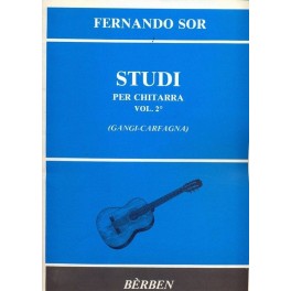 SOR STUDI PER CHITARRA VOL 2°