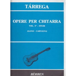 TARREGA OPERE PER CHITARRA VOL 2° STUDI 