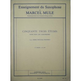 MULE 53 STUDI PER SAX VOL 1