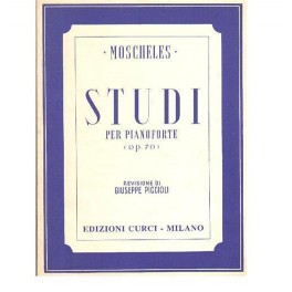 MOSCHELES STUDI OP 70 PER PIANOFORTE