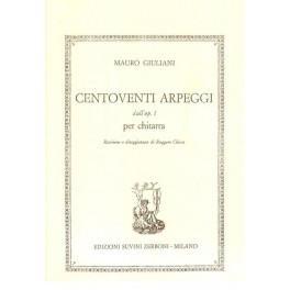 GIULIANI 120 ARPEGGI DALL'OPERA 1 PER CHITARRA