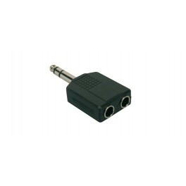 ADATTATORE PROEL JACK 6,3 MASCHIO STEREO / DUE JACK 6,3 MONO AT170