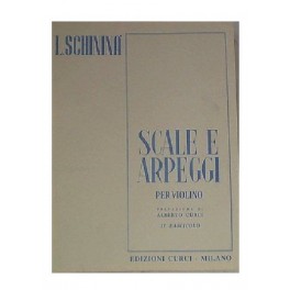 SCHININA SCALE E ARPEGGI PER VIOLINO FASCICOLO II