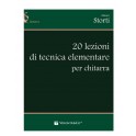 STORTI 20 LEZIONI DI TECNICA ELEMENTARE PER CHITARRA  MB488