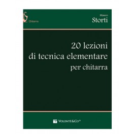 STORTI 20 LEZIONI DI TECNICA ELEMENTARE PER CHITARRA  MB488