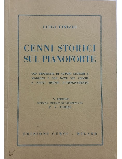 FINIZIO CENNI STORICI SUL PIANOFORTE