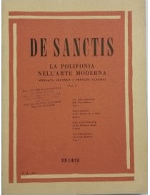 DE SANCDE SANCTISTIS LA POLIFONIA NELL'ARTE MODERNA VOL1