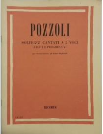 POZZOLI SOLFEGGI CANTATI A DUE VOCI