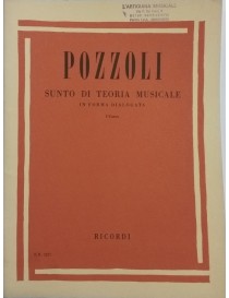 POZZOLI SUNTO DI TEORIA MUSICALE VOL 1