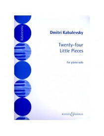 KABALEVSKY 24 PICCOLI PEZZI 0P 39 PER PIANOFORTE
