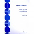 KABALEVSKY 24 PICCOLI PEZZI 0P 39 PER PIANOFORTE