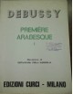 DEBUSSY PREMIER ARABESQUE PER PIANOFORTE