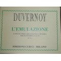 *DUVERNOY L'EMULAZIONE 20 PICCOLI PEZZI PER PIANOFORTE 4 MANI