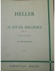 HELLER 25 STUDI MELODICI OP 45 PER PIANOFORTE