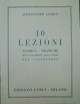 LONGO 10 LEZIONI TEORICO-PRATICHE PER PIANOFORTE