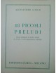LONGO 48 PICCOLI PRELUDI PER PIANOFORTE