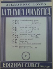 LONGO TECNICA PIANISTICA FASCICOLO 5° TECNICA DELLE OTTAVE