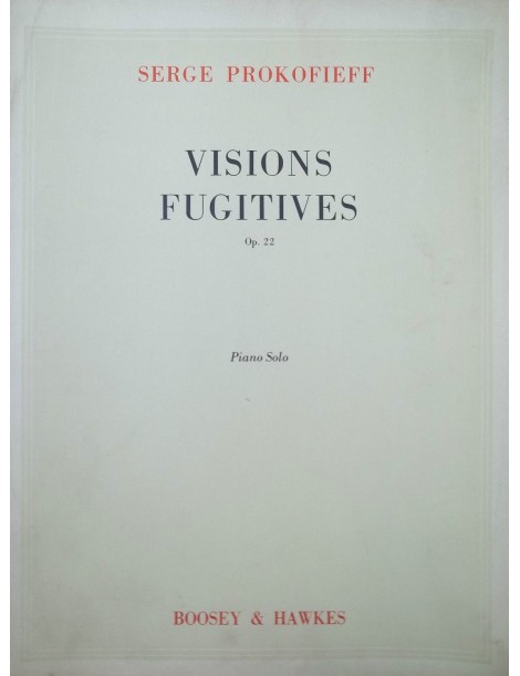 PROKOFIEFF VISIONS FUGITIVES OP 22