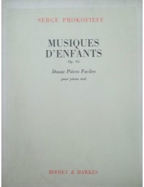 PROKOFIEFF MUSIQUES D'ENFANTS OP 65