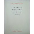 PROKOFIEFF MUSIQUES D'ENFANTS OP 65