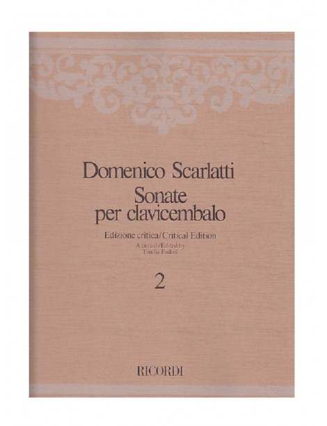 SCARLATTI SONATE PER CLAVICEMBALO VOL.2°