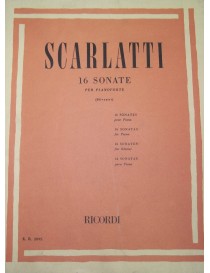SCARLATTI 16 SONATE PER PIANOFORTE