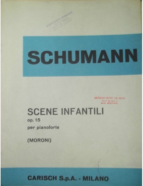 SCHUMANN SCENE INFANTILI OP15