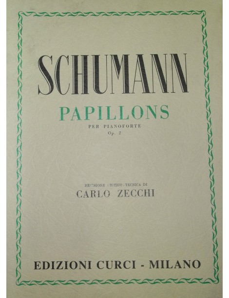 SCHUMANN PAPILLONS PER PIANOFORTE OP2