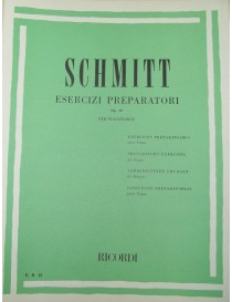 SCHMITT ESERCIZI PREPARATORI OP 16 PER PIANOFORTE
