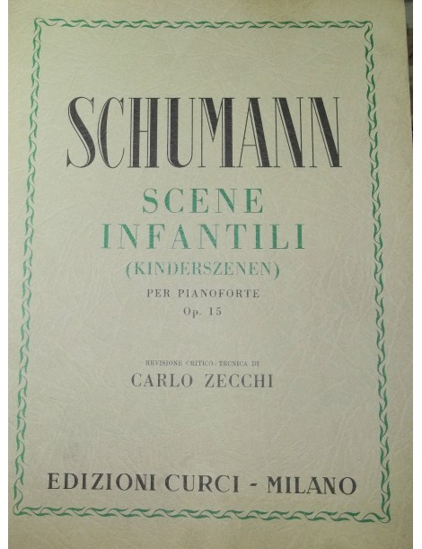 SCHUMANN SCENE INFANTILI OP 15