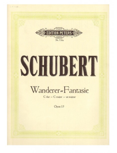 SCHUBERT FANTASIA  IN DO MAGGIORE OP 15