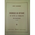 *SCHININA' ESERCIZI DI OTTAVE IN TUTTE LE TONALITA' OP 28 PER PIANOFORTE